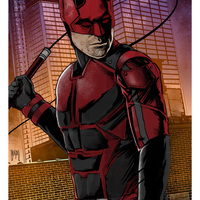 Marvel's Daredevil 12"x18" Print | Red Suit - Thumbnail 1