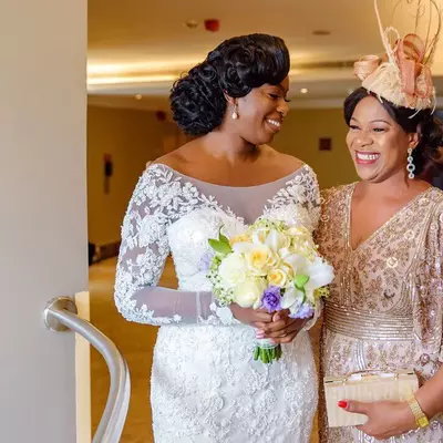  plus size lace beaded wedding dresses long sleeves mermaid bridal dresses vintage wedding gowns  - Thumbnail 2