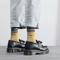 Women's Genuine Leather Tassel Loafers Shoes - Thumbnail 3