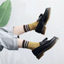 Women's Genuine Leather Tassel Loafers Shoes-4