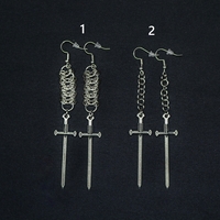 Sword Earrings - Thumbnail 2