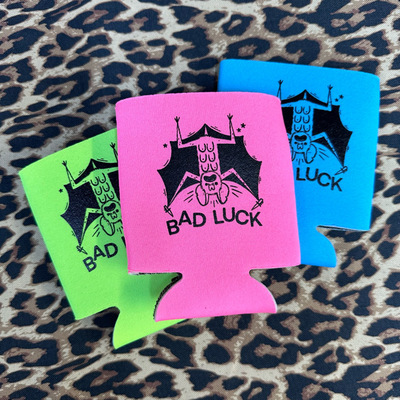 BAD LUCK coozie