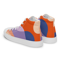 Womens high top canvas shoes - Thumbnail 5