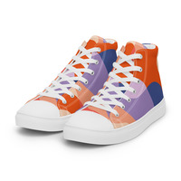 Womens high top canvas shoes - Thumbnail 6