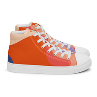 Womens high top canvas shoes - Thumbnail 7