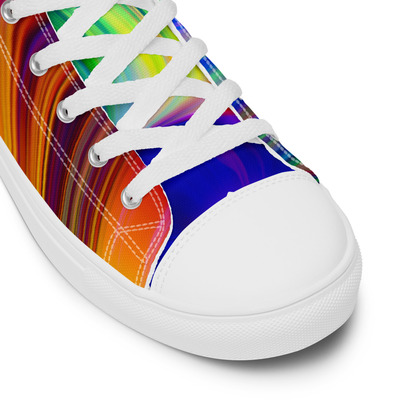 Womens high top canvas shoes