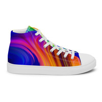 Womens high top canvas shoes - Thumbnail 3