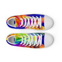 Womens high top canvas shoes - Thumbnail 4