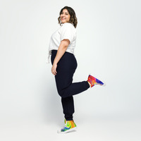 Womens high top canvas shoes - Thumbnail 8