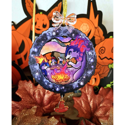 Typhlosion's Campfire Holiday Ornament