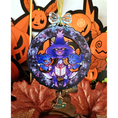 Mismagius's carol holiday ornament