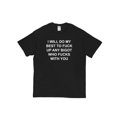 I will do my best t shirt in black