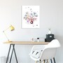 Purkinje Neuron Cell Watercolor Print, Neuroscience art-3