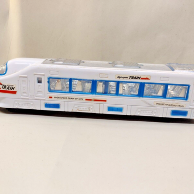 13" high speed toy train with lights & sound vehicle batt oper