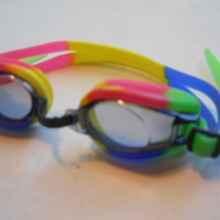 Neon Swimming Diving Goggles with Anti Fog UV Protection P10045 - Thumbnail 3