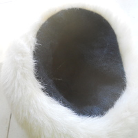 Ladies Dress Hat Fur Cotton Winter Fall - Thumbnail 3