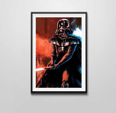 Darth Vader 12x18 Art Print.