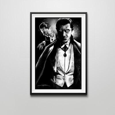 Bela lugosi dracula 12”x18” art print.