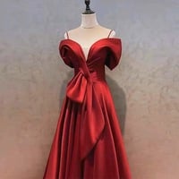 Spaghetti Strap Evening Dress ,red Prom Dress,sexy Party Dress,custom Made - Thumbnail 3