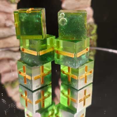 Slime party fate/fudge d6 set