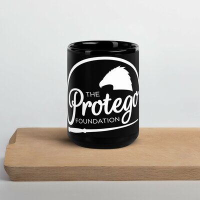 Protego Logo Black & White Mug