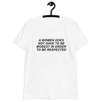 Free Shipping-"TO BE RESPECTED" TEE - Thumbnail 2