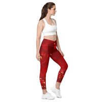 Crossover leggings with pockets - Thumbnail 1