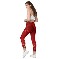 Crossover leggings with pockets - Thumbnail 3
