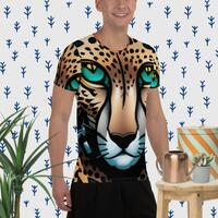 All-Over Print Men's Athletic T-shirt - Thumbnail 1