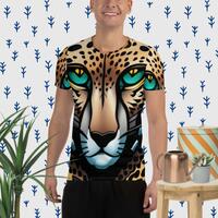 All-Over Print Men's Athletic T-shirt - Thumbnail 3