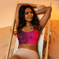Longline sports bra - Thumbnail 1