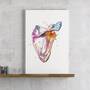 Anatomy poster, Scapula Watercolor print-2