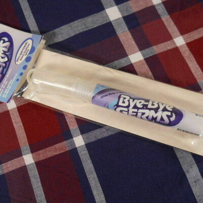 Bye bye germs tube bottle infections bacterial hand sanitizer spray