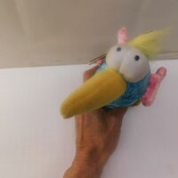 Longlife Hartz Dog Toy Plush Animal Jouet Pour Chiens Penguin Bird Squeaky Sounds - Thumbnail 5