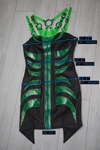Damage: OOAK Electric Predator Dress + Gloves - Thumbnail 7