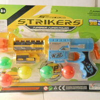 Strikers Ball Game shooter Toy Action Loadable Toy Shoots upto 3o ft. Vintage - Thumbnail 1