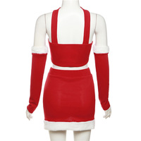 Christmas Red Heart Top Skirt Set - Thumbnail 6