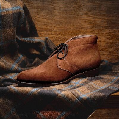 Brown Suede Leather Chukka Boot