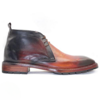 Brown Patina Custom Made Chukka Lace up Boot - Thumbnail 1
