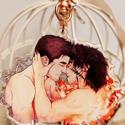 Acrylic keychain - cid and clive