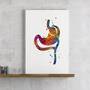 Gastric Bypass surgery watercolor art print-1