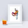 Gastric Bypass surgery watercolor art print-2