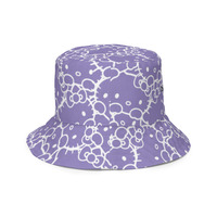  Kitty Purple Reversible bucket hat - Thumbnail 6