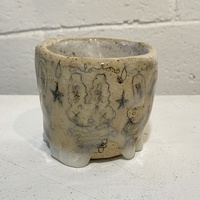 🔴 SOLD "Dripping Bunny Teacup"(2023) by Inika Agarwal - Thumbnail 1