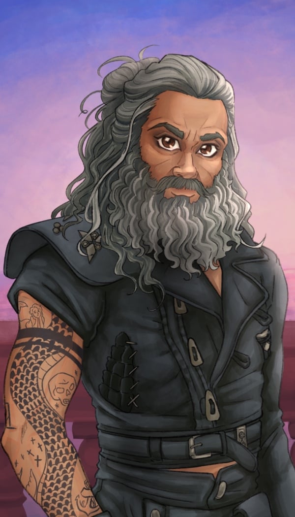 Edward Teach Photocard Sticker