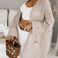 Elegant Temperament Women'S Solid Color Long Sleeved Jacket - Thumbnail 2