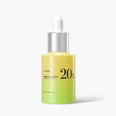 Anua green lemon vita c blemish serum