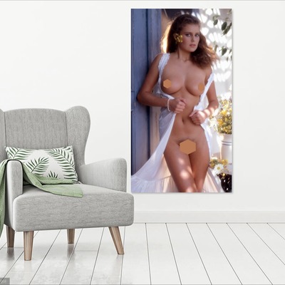 Photo poster, retro,carina persson 1983, large size 24.0157x47.6378 inches. wall decoration, home decor, gift.