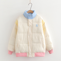 Contrasting down jacket - Thumbnail 2