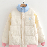 Contrasting down jacket - Thumbnail 5